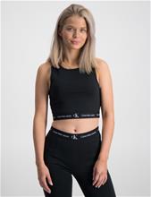 Bild Calvin Klein, PUNTO TAPE CROPPED TOP, Svart, Toppar/Blusar till Tjej, 14 år