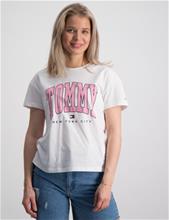 Bild Tommy Hilfiger, BOLD VARSITY TEE S/S, Vit, T-shirts till Tjej, 12 år