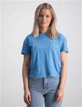 Bild Tommy Hilfiger, SCRIPT POCKET KNIT TOP S/S, Blå, T-shirts till Tjej, 14 år