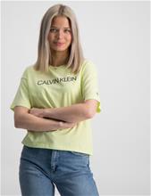 Bild Calvin Klein, INSTITUTIONAL LOGO BOXY T-SHIRT, Gul, T-shirts till Tjej, 14 år