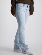 Bild Gina Tricot Young, Super low bootcut jeans, Blå, Jeans till Tjej, 164 cm