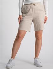 Bild Grunt, Tanja Linen Shorts, Beige, Shorts till Tjej, 146-152 cm