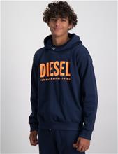 Bild Diesel, SDIVISION-LOGOX OVER SWEAT-SHIRT, Blå, Huvtröjor/Hoodies till Kille, 12 år
