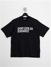 Bild Dsquared2, D2T812U SLOUCH FIT T-SHIRT, Svart, T-shirts till Kille, 16 år