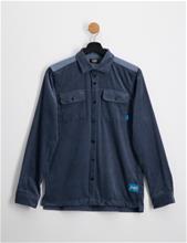 Bild Scotch & Soda, Regular fit- Contrast twill quality corduroy shirt, Blå, Skjortor till Unisex, 170 cm