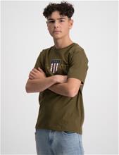 Bild Gant, ARCHIVE SHIELD SS T-SHIRT, Grön, T-shirts till Kille, 134-140 cm