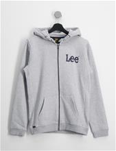 Bild Lee, Wobbly Graphic BB Zip Hoodie, Grå, Huvtröjor/Hoodies till Unisex, 14-15 år