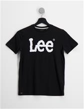 Bild Lee, Wobbly Graphic T-Shirt, Svart, T-shirts till Unisex, 15-16 år