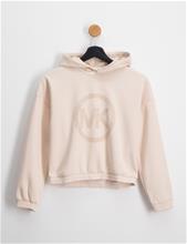 Bild Michael Kors, HOODED SWEATSHIRT, Beige, Huvtröjor/Hoodies till Tjej, 12 år