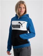 Bild Puma, ESS+ COLORBLOCK HOODIE FL B, Blå, Huvtröjor/Hoodies till Tjej, 164 cm