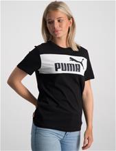 Bild Puma, ESS+ COLORBLOCK TEE B, Svart, T-shirts till Tjej, 164 cm