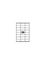 Bild Etikett Avery laser 70x36mm 2400/fp Etiketter