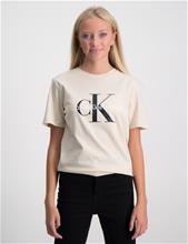Bild Calvin Klein, MONOGRAM LOGO T-SHIRT, Beige, T-shirts till Tjej, 14 år