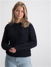 Bild Tommy Hilfiger, ESSENTIAL CABLE SWEATER, Blå, Tröjor/Sweatshirts till Tjej, 16 år