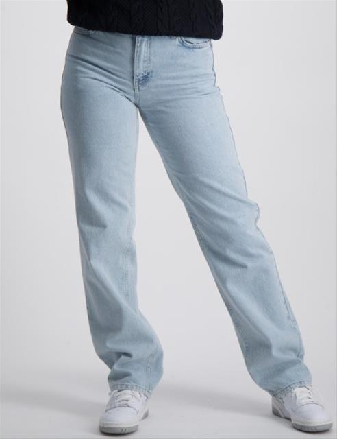 Bild Grunt, Nadia Midrise Straight Acid Blue, Blå, Jeans till Tjej, 152 cm