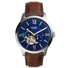 Bild Fossil Townsman brun läder ME3110 herrklocka