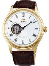 Bild Orient Automatic Open heart, brun läder, FAG00002W0, herrklocka