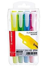 Bild Överstrykningspenna .Stabilo Cool 4-set Överstrykningspenna 