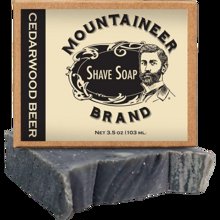 Bild Mountaineer Brand - Cedarwood Beer Shaving Soap 155g