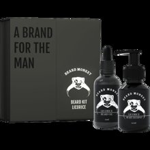 Bild Beard Monkey - Gift Set Oil/Shampoo - Licorice 100ml+50ml