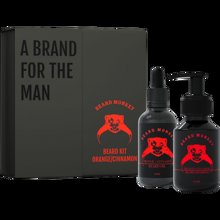Bild Beard Monkey - Gift Set Oil/Shampoo - Orange / Cinnamon 100ml+50ml