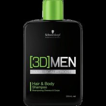 Bild Schwarzkopf Professional - 3D Men Hair&Body Shampoo 250ml